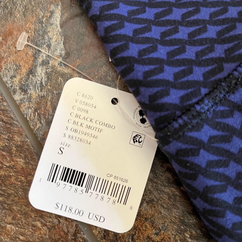 New Free People Movement never better logo graphic black combo leggings. Small - Picture 9 of 15